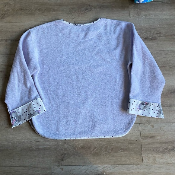 Vintage christmas sweater teddy bear winter scene pullover kawaii pastelcore - Picture 2 of 8